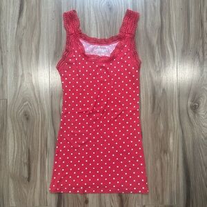 Polka Dot Lace Cami